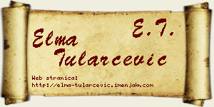 Elma Tularčević vizit kartica